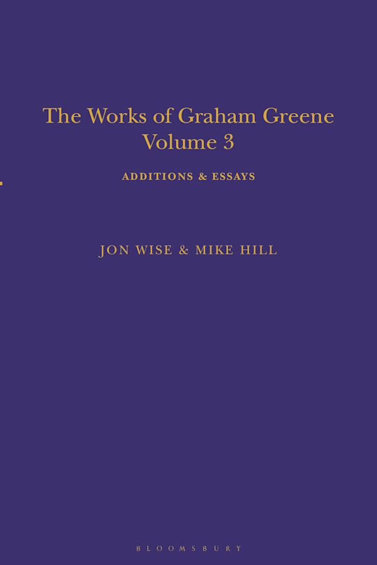 Jon Wise and Mike Hill’s Guide to the works of Graham Greene now in paperback